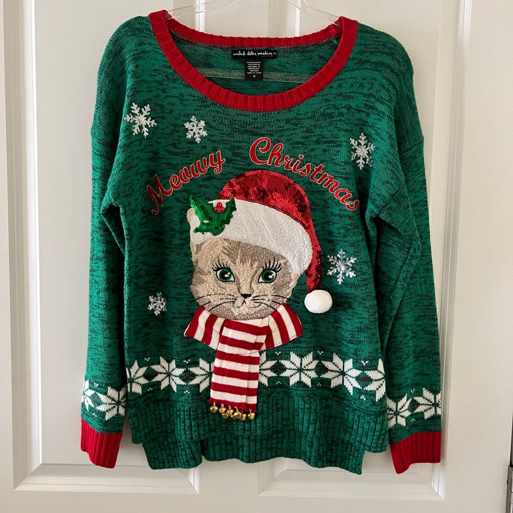Holiday Cat Sweater